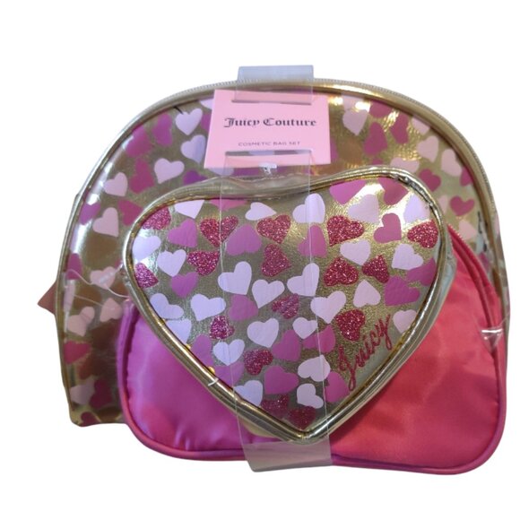 Juicy Couture 3 Piece Cosmetics Bags NWT - Picture 2 of 6